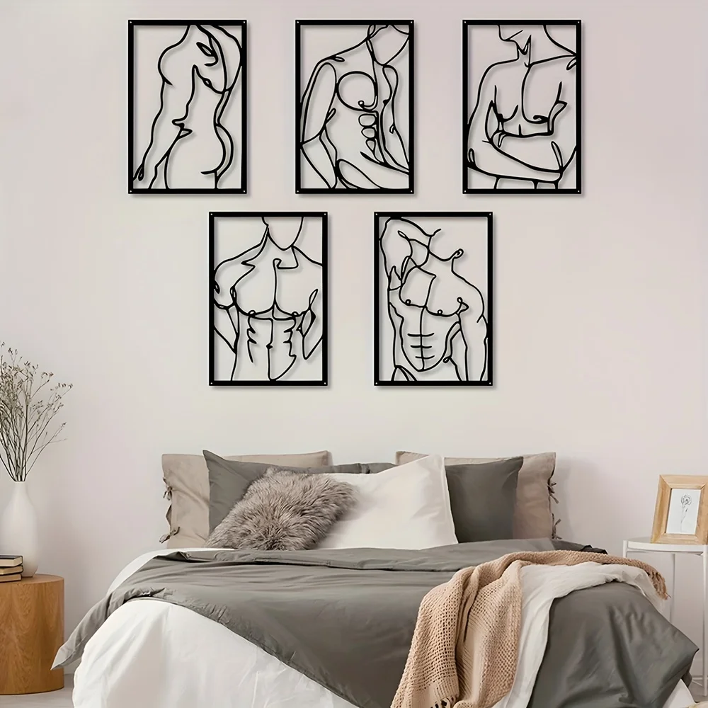 Interior Design Your Home - Modern Metal Wall Art for Home