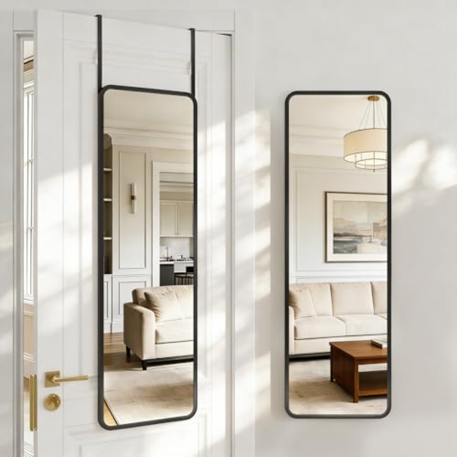 Arch Mirror Leaning - 48''x 14'' Full Length Mirror Over
