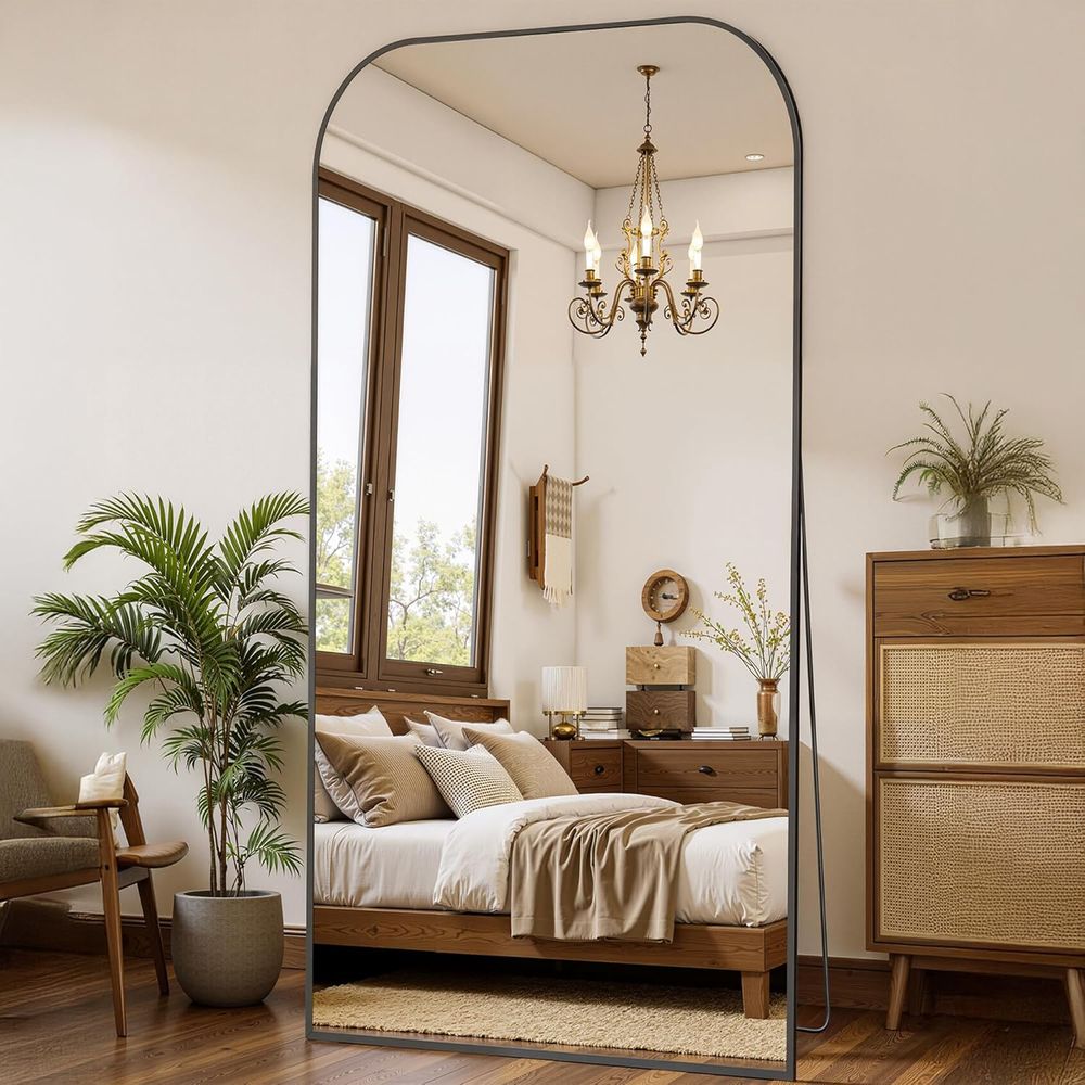 Arch Mirror Leaning - ull Length Mirror with Stand 76