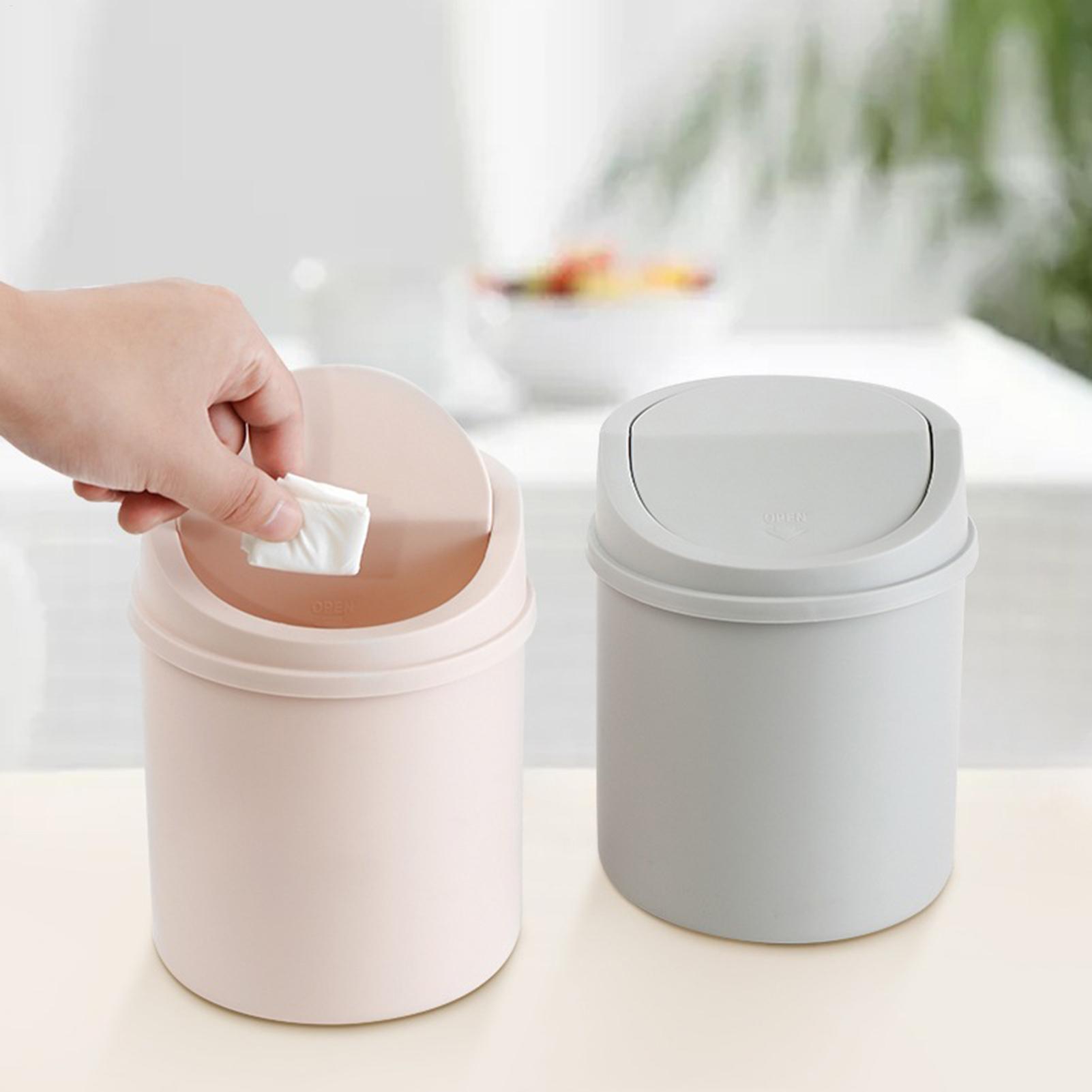 Mini Desk Trash Can With Flipp - Interior Design Your Home recension och pris