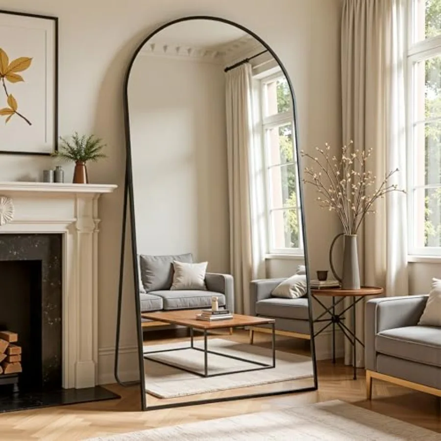 Full Length Mirror for Bedroom - Arch Mirror Leaning recension och pris