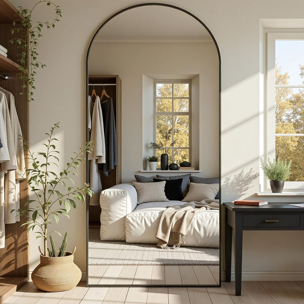 76x34 Oversized Full Length Mi - Arch Mirror Leaning recension och pris