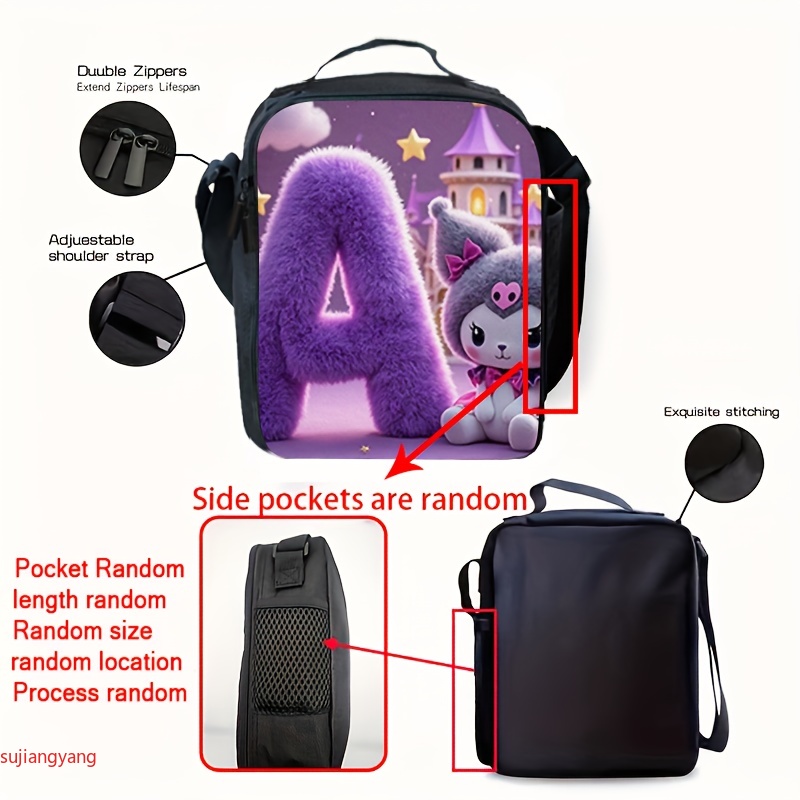 3pcs Kuromi Letter-Themed Back - Interior Design Its recension och pris