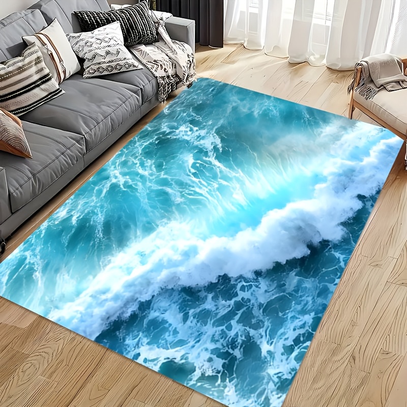 Ocean Wave Doormat - Serene Bl - Interior Design Your Home recension och pris
