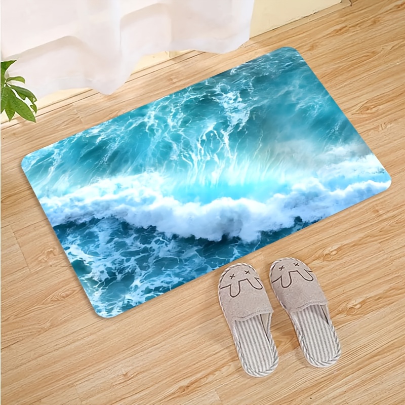 Ocean Wave Doormat - Serene Bl - Interior Design Your Home recension och pris