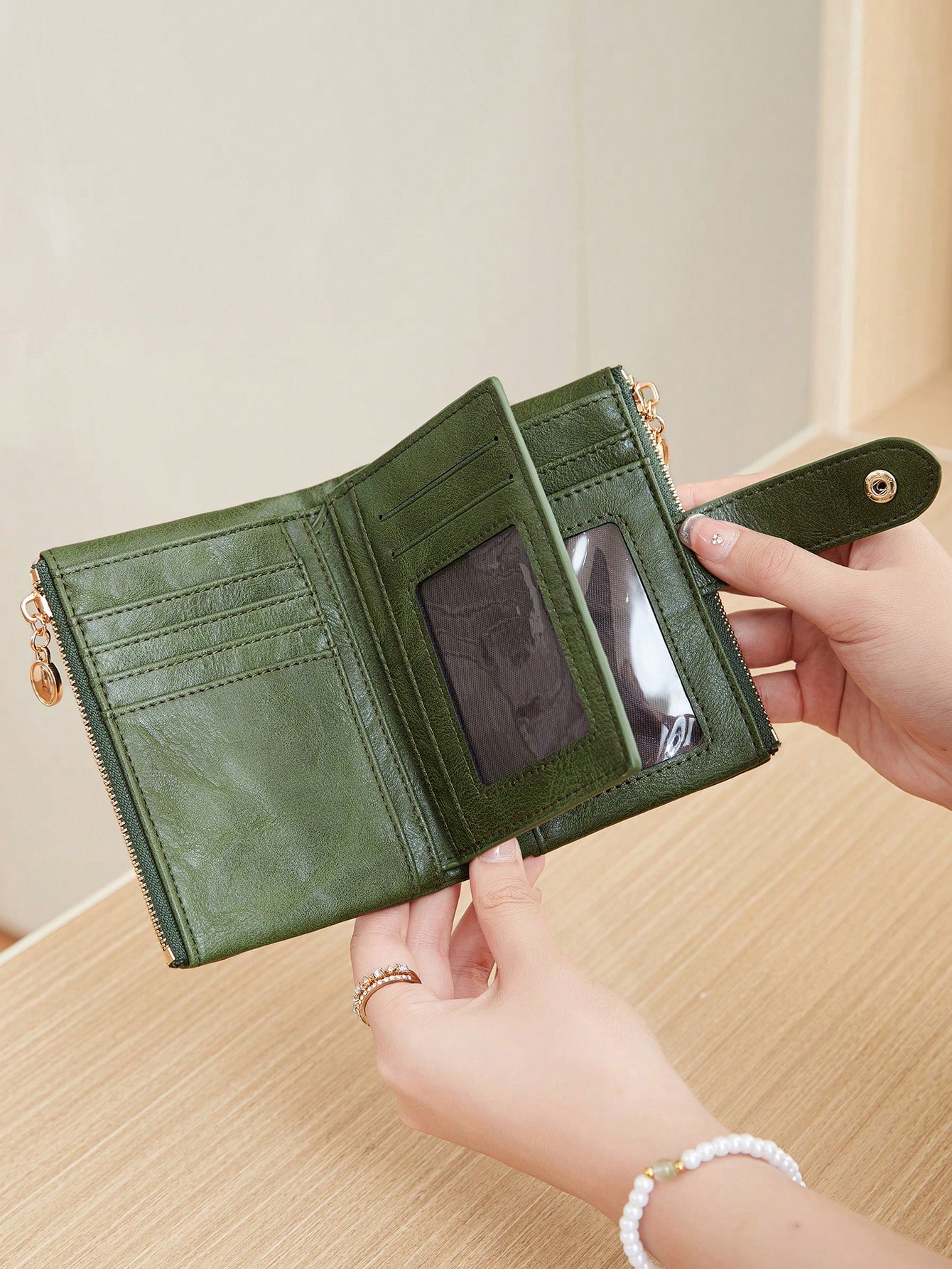 MIYIN Vintage Button Wallet, B - Interior Design Vintage Style recension och pris