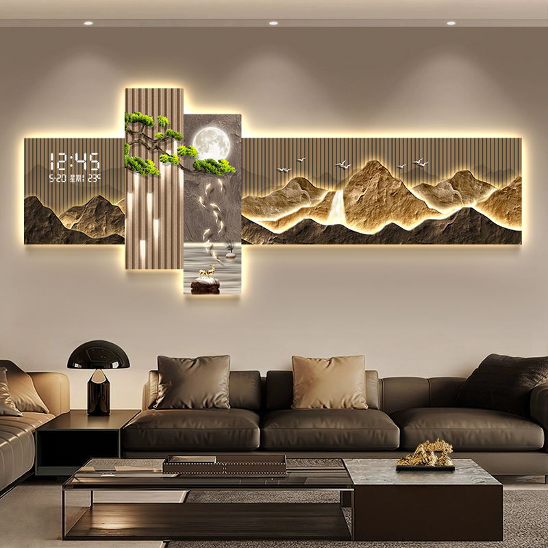 Living Room Bedroom Wall Clock - Interior Design Vintage Style recension och pris