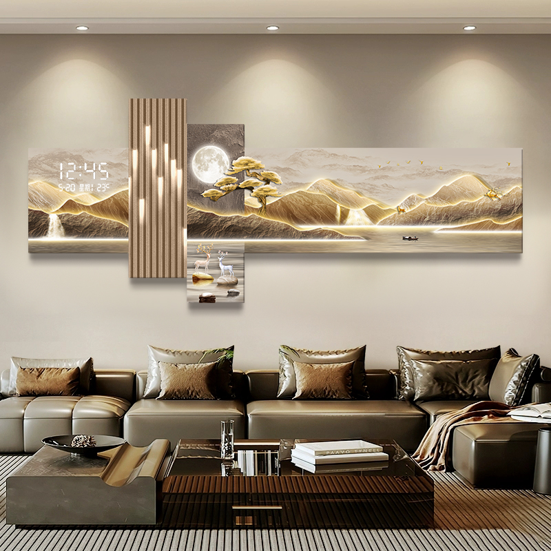 Living Room Bedroom Wall Clock - Interior Design Vintage Style recension och pris