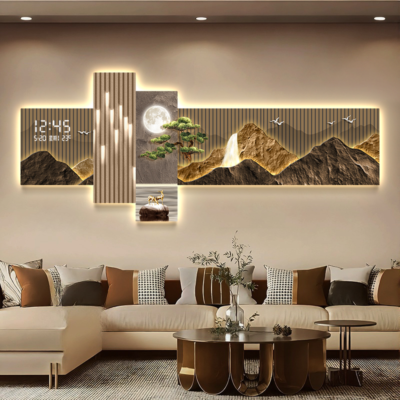 Living Room Bedroom Wall Clock - Interior Design Vintage Style recension och pris