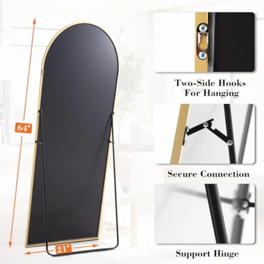 64x21 Arched Full Length Mirro - Arch Mirror Leaning recension och pris