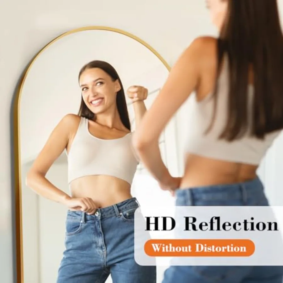 64x21 Arched Full Length Mirro - Arch Mirror Leaning recension och pris