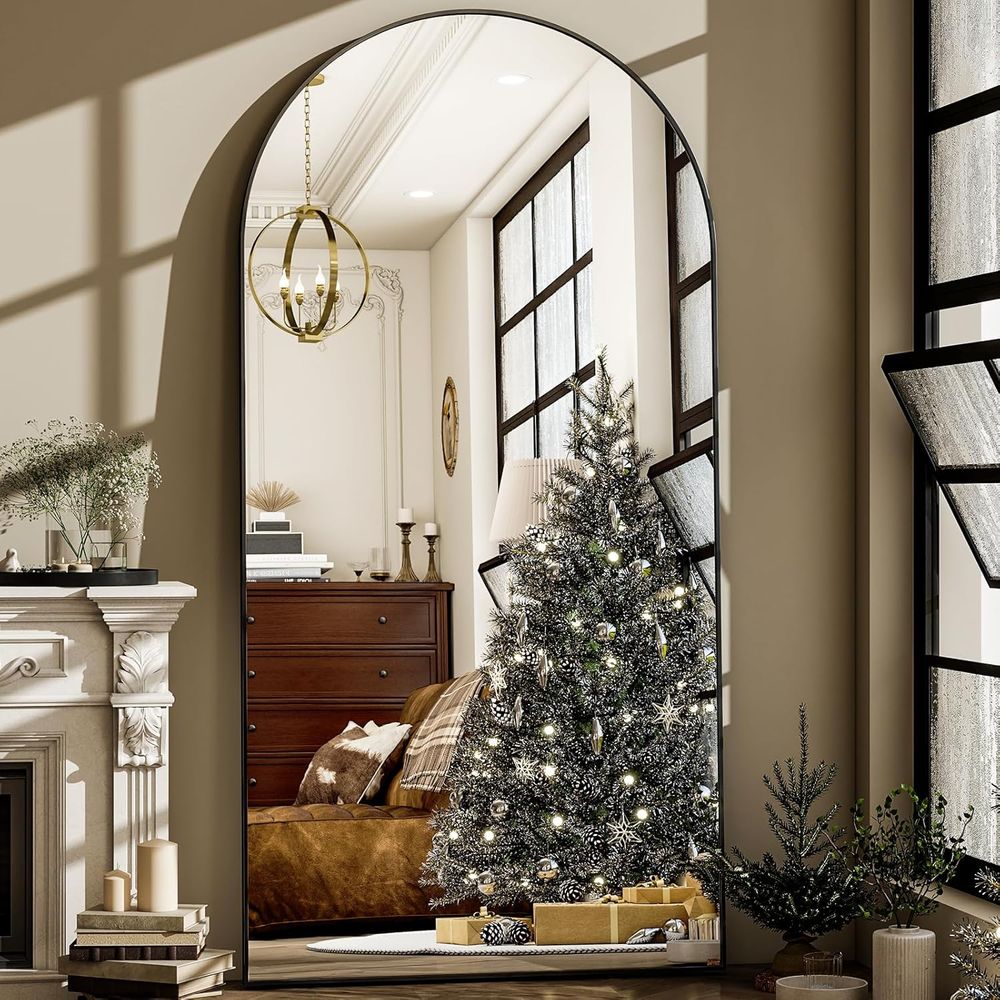 Large 76x46 Arch Floor Mirror  - Arch Mirror Leaning recension och pris