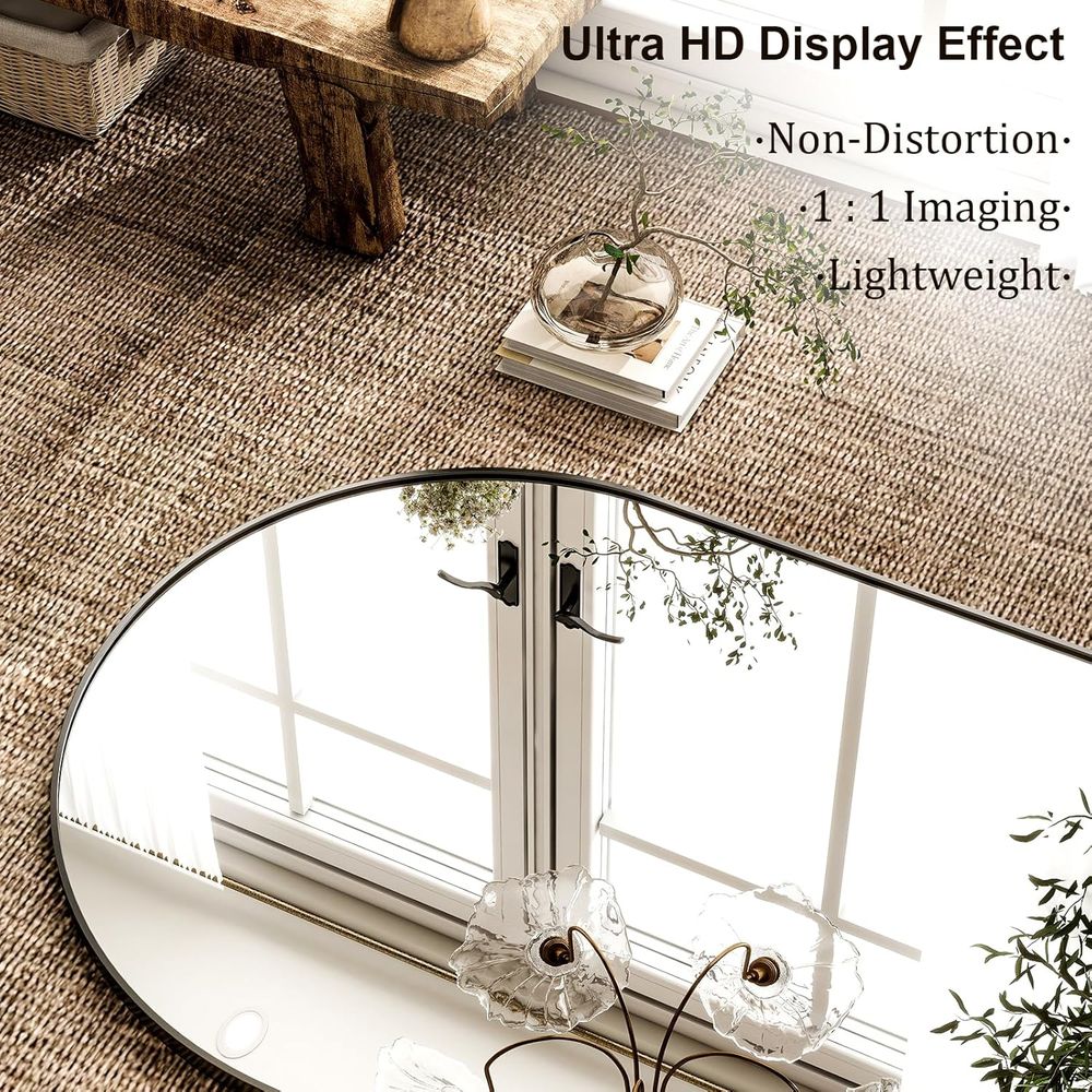 Large 76x46 Arch Floor Mirror  - Arch Mirror Leaning recension och pris