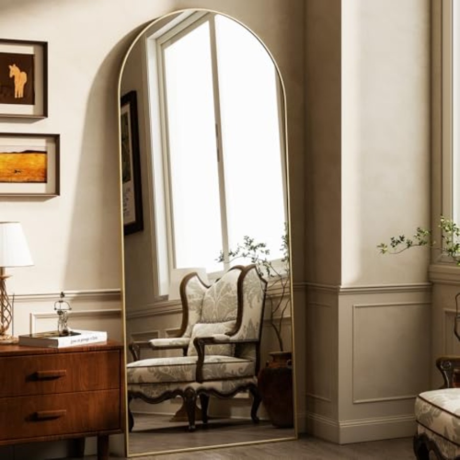 Full-length arched mirror for  - Arch Mirror Leaning recension och pris