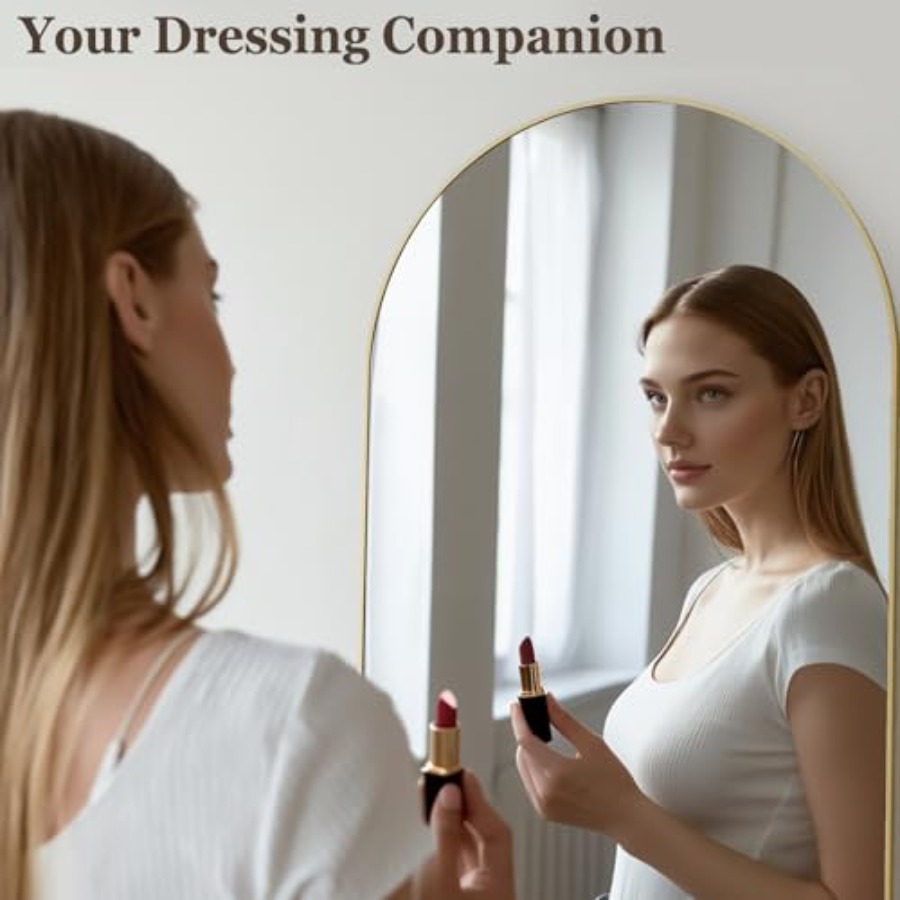 Full-length arched mirror for  - Arch Mirror Leaning recension och pris