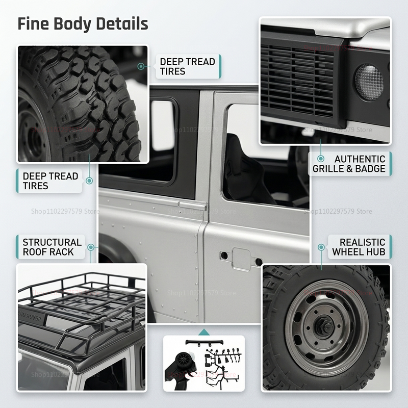 1/12 4WD RC Crawler MN98 MN99s - Interior Design Its recension och pris