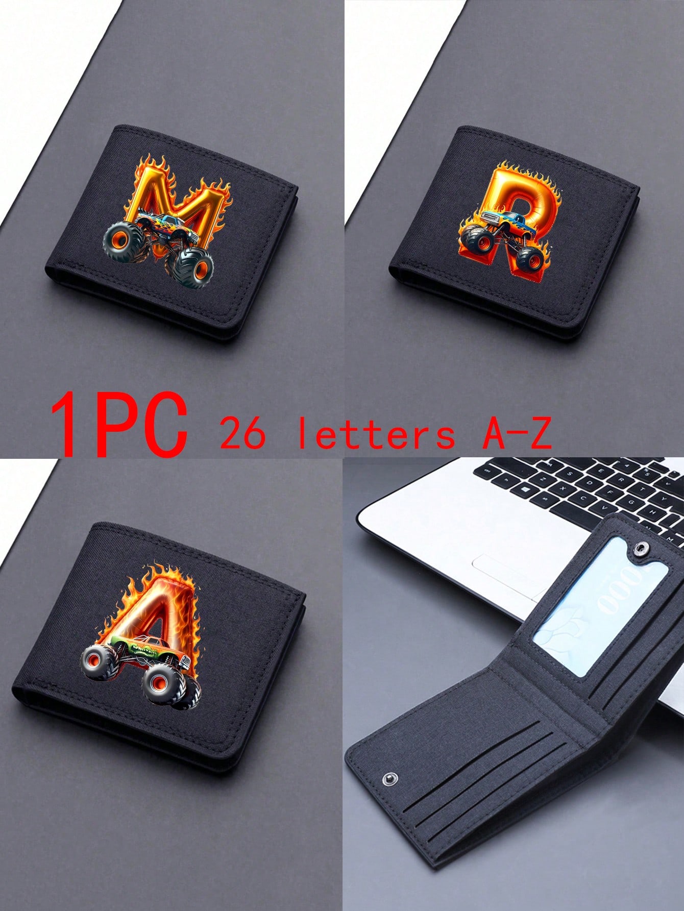 1PC This Zip-Close Wallet, Fea - Interior Design Its recension och pris