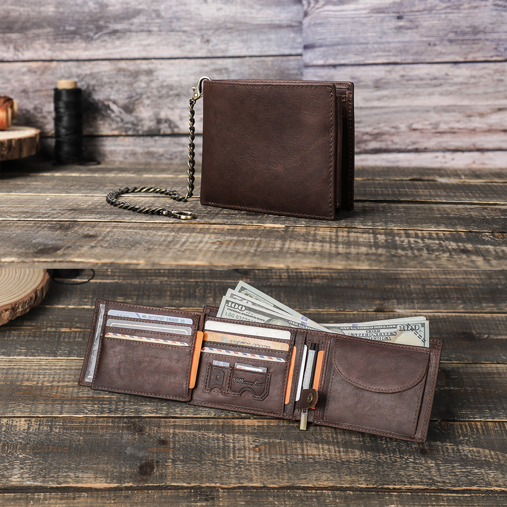 Hiram Genuine Leather Men Wall - Interior Design Portfolio recension och pris