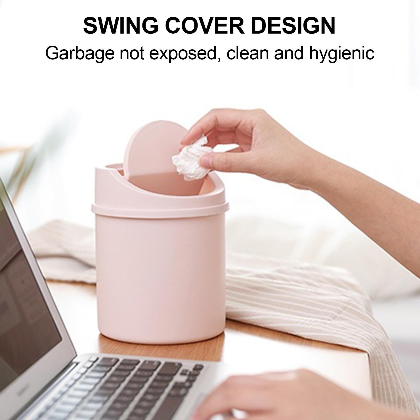 Mini Trash Can Tabletop Plasti - Interior Design Your Home recension och pris