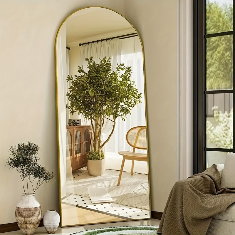 Arched/Rect Full Length Mirror - Arch Mirror Leaning recension och pris