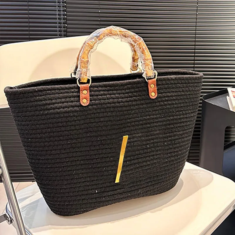 Woven Tote Bag Designer Straw  - Interior Design Its recension och pris