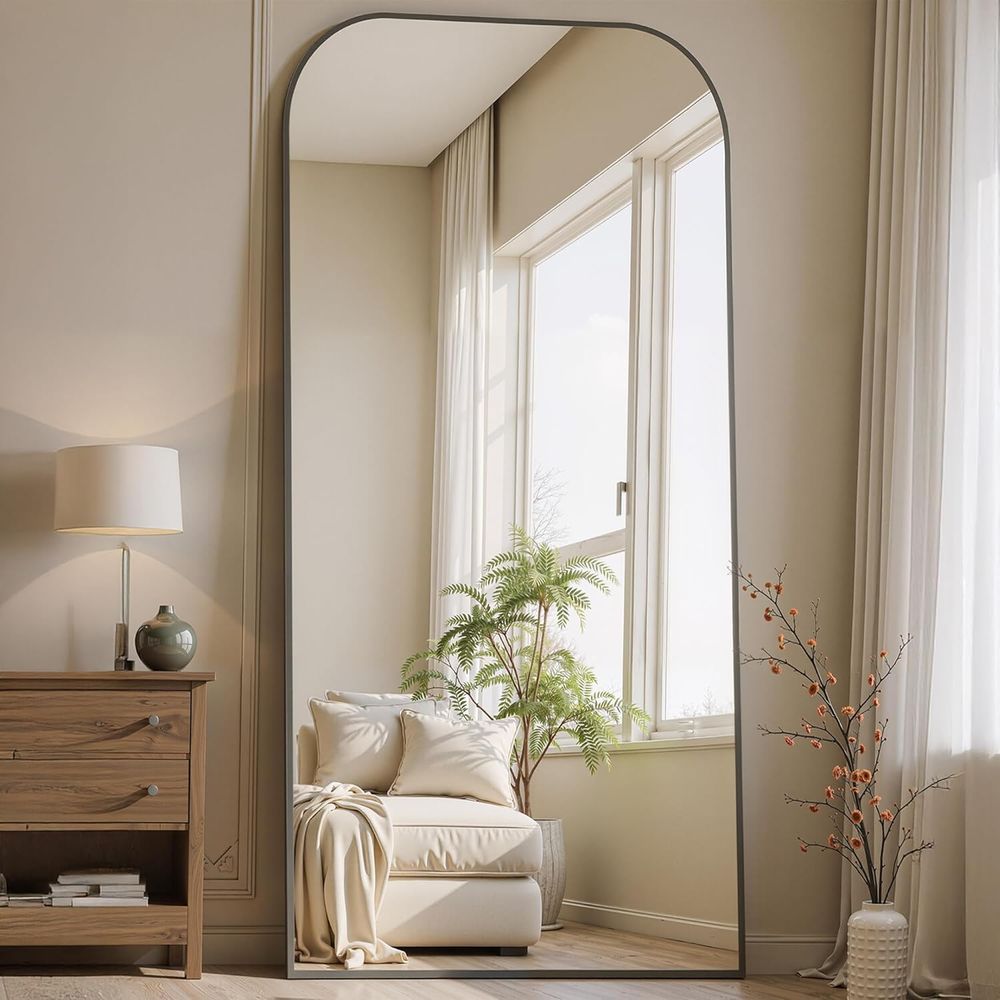 ull Length Mirror with Stand 7 - Arch Mirror Leaning recension och pris