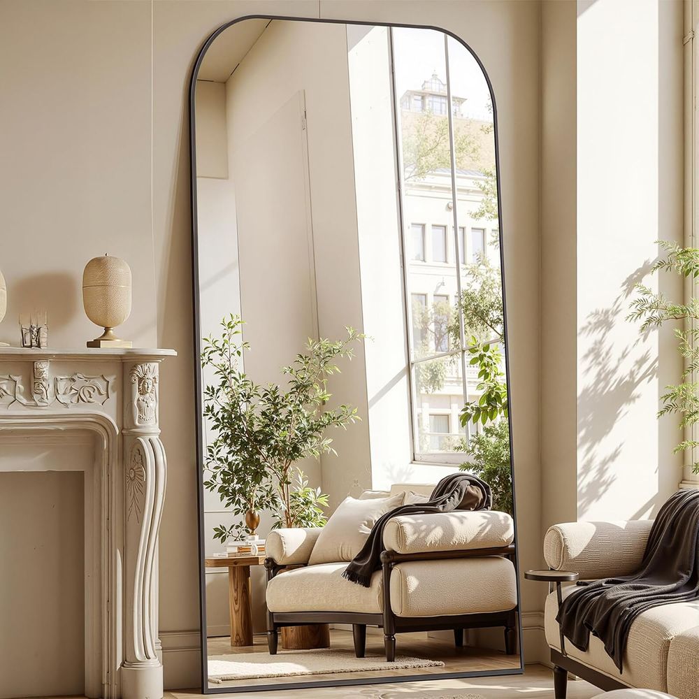 ull Length Mirror with Stand 7 - Arch Mirror Leaning recension och pris